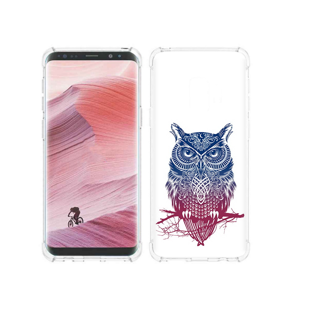 

Чехол MyPads Tocco для Samsung Galaxy S9 хиппи сова (PT101623.567.664), Прозрачный, Tocco