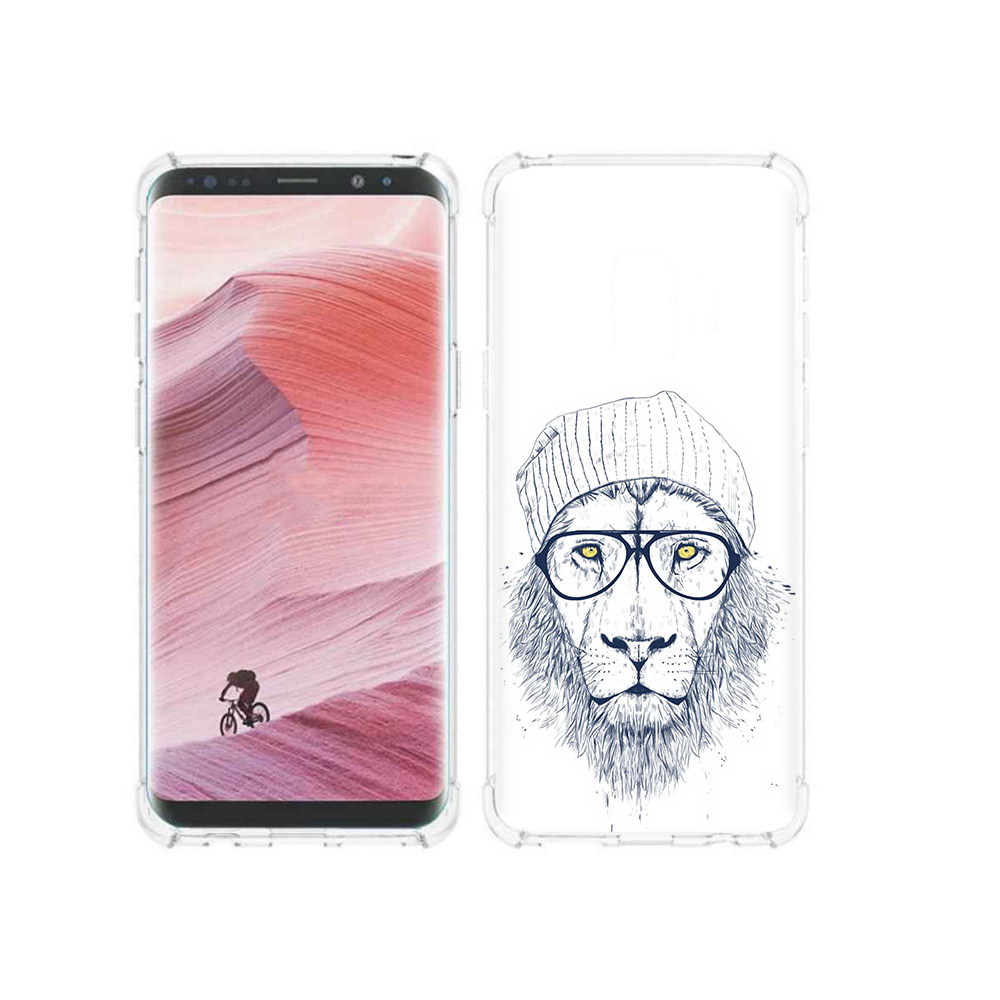 

Чехол MyPads Tocco для Samsung Galaxy S9 хиппи лев (PT101623.567.663), Прозрачный, Tocco