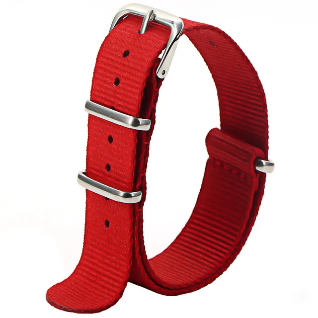 

Сплошной ремешок унисекс Watchband 003/16 красный, 003/16