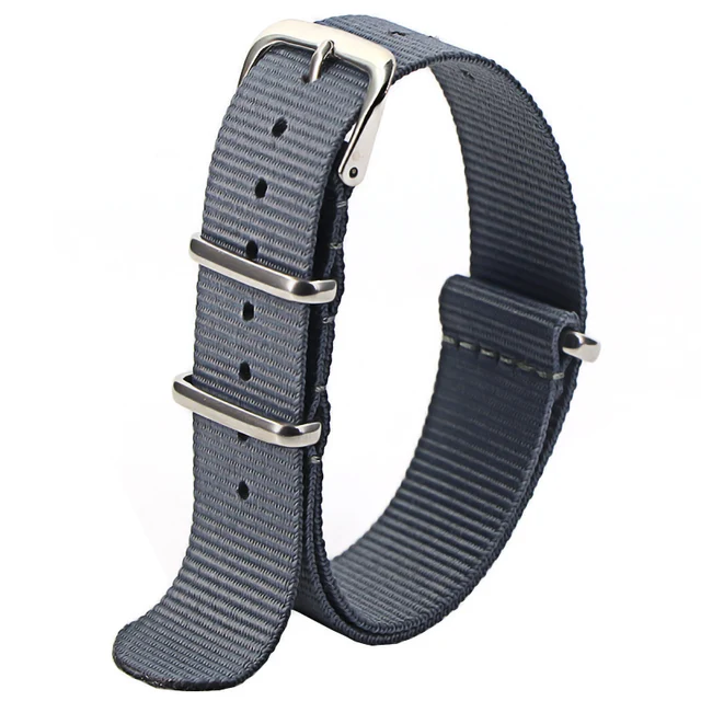 

Сплошной ремешок унисекс Watchband 003/16 серый, 003/16