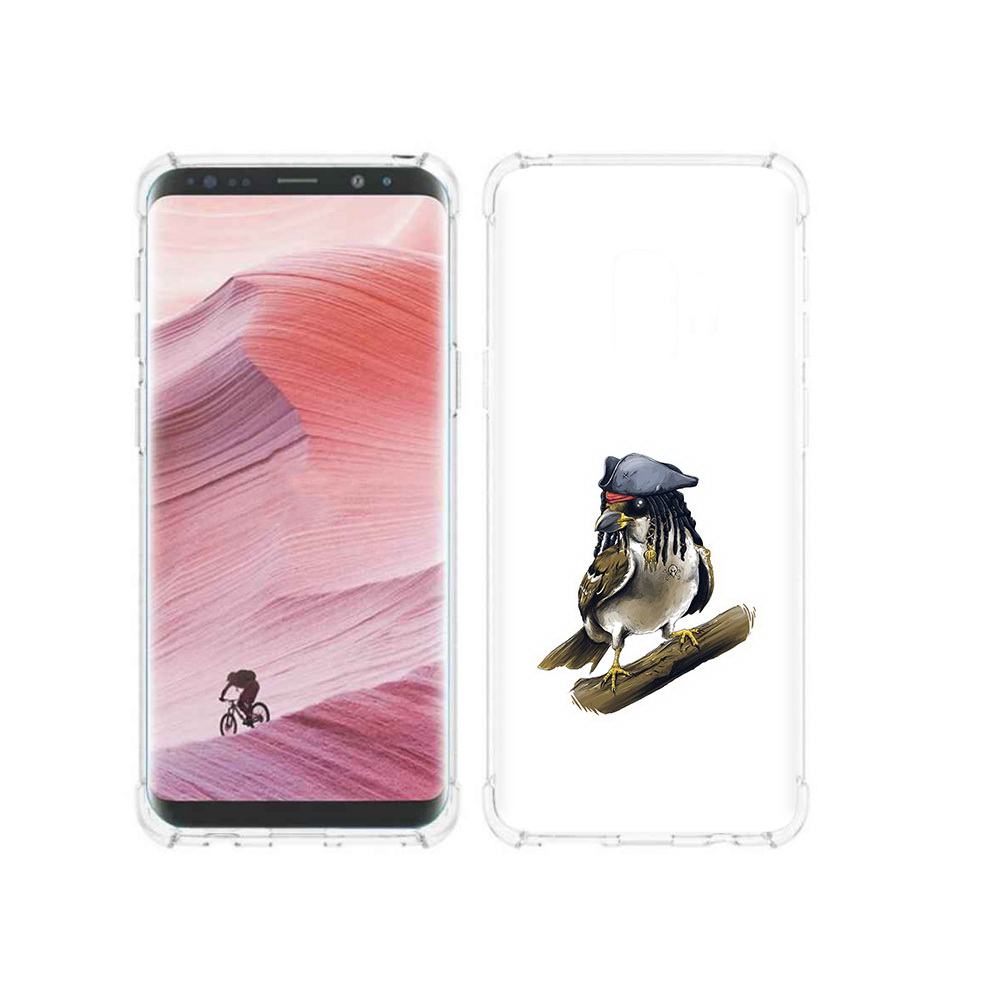 

Чехол MyPads Tocco для Samsung Galaxy S9 Джек воробей (PT101623.567.65), Прозрачный, Tocco