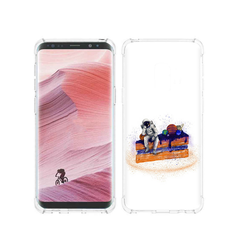 

Чехол MyPads Tocco для Samsung Galaxy S9 торт с планетами (PT101623.567.648), Прозрачный, Tocco