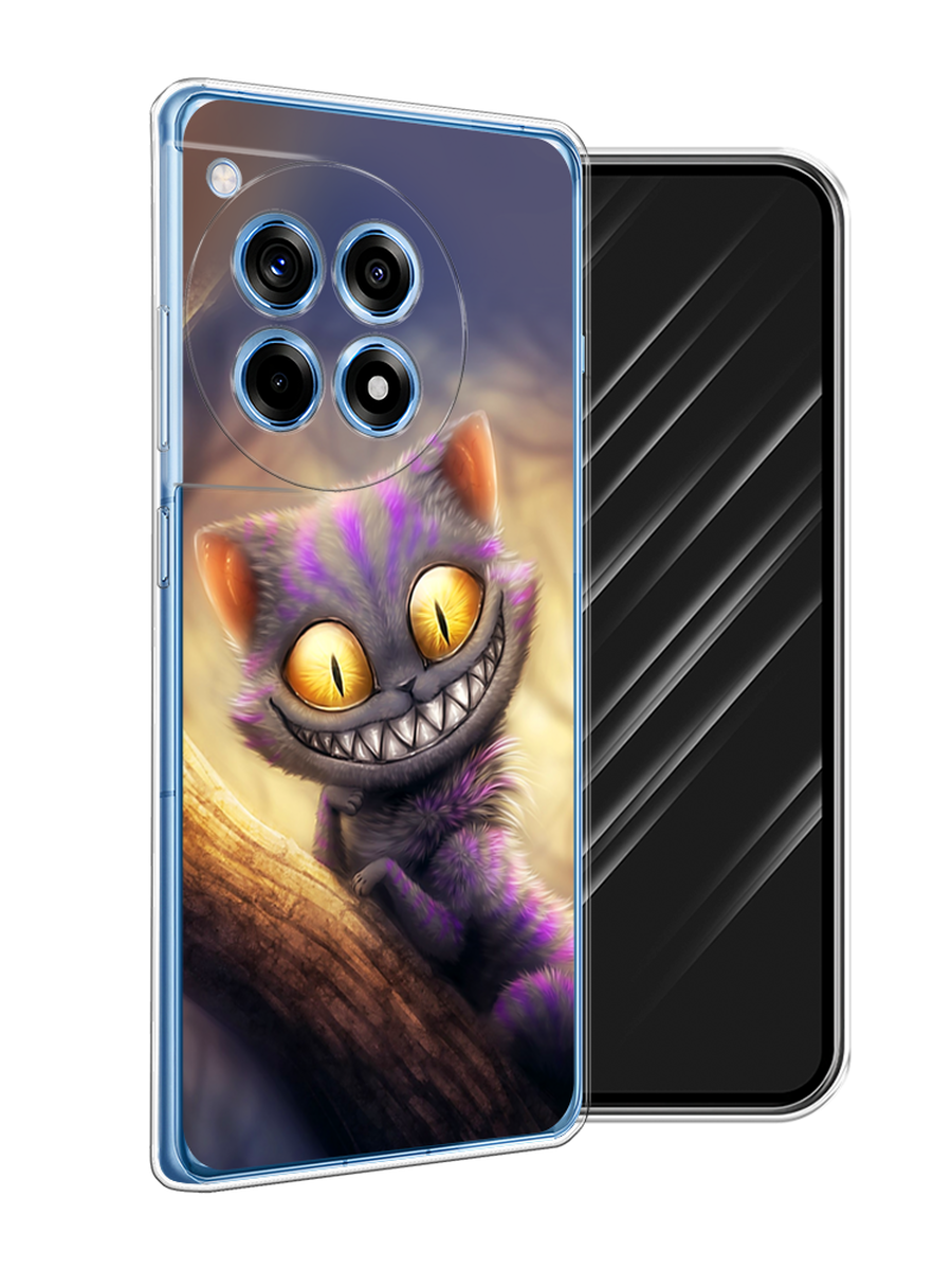 

Чехол Awog на OnePlus 12R "Cheshire Cat", Фиолетовый;желтый, 154650-1