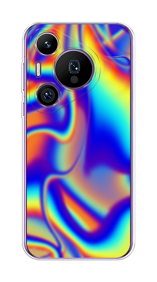 

Чехол на Huawei Pura 70 Pro/70 Pro Plus "Яркая голограмма", Разноцветный, 6124150-1