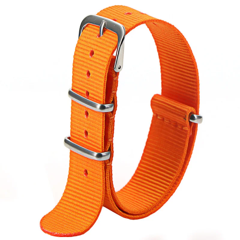 

Сплошной ремешок унисекс Watchband 003/16 оранжевый, 003/16