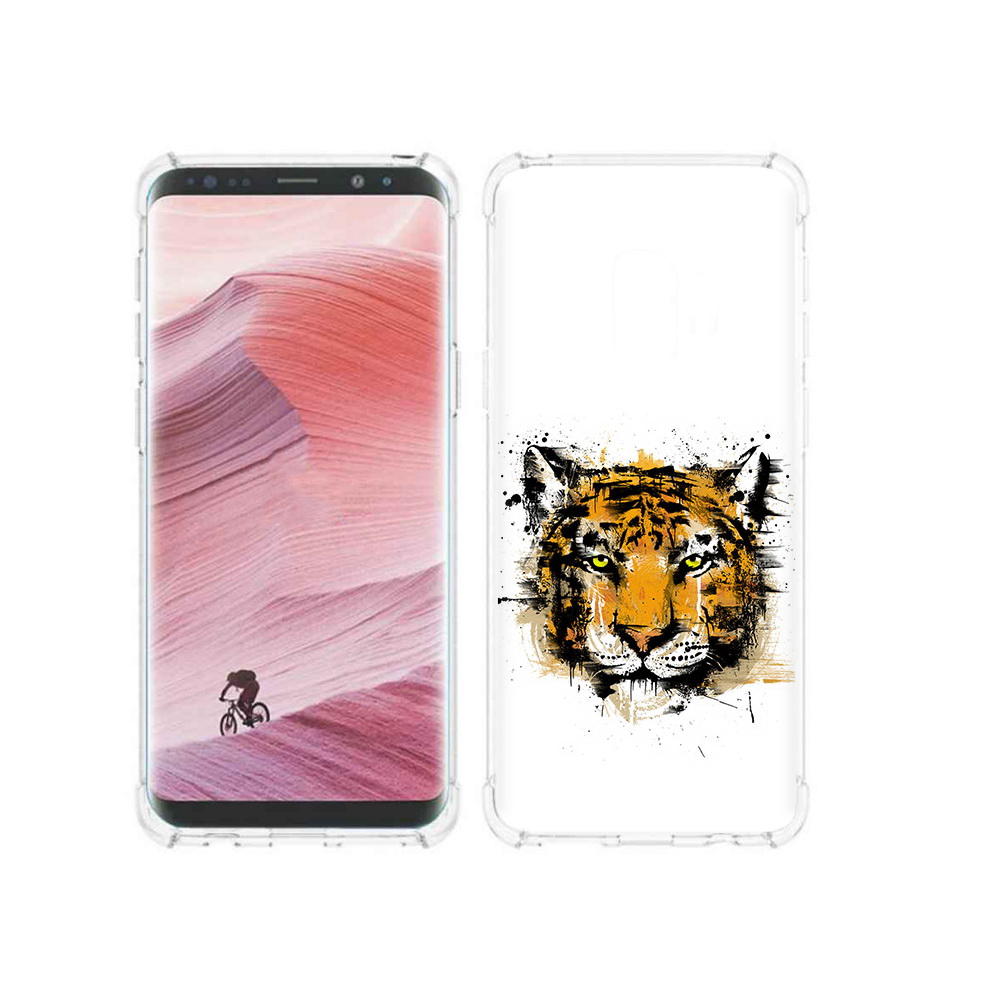 

Чехол MyPads Tocco для Samsung Galaxy S9 тигруля (PT101623.567.643), Прозрачный, Tocco