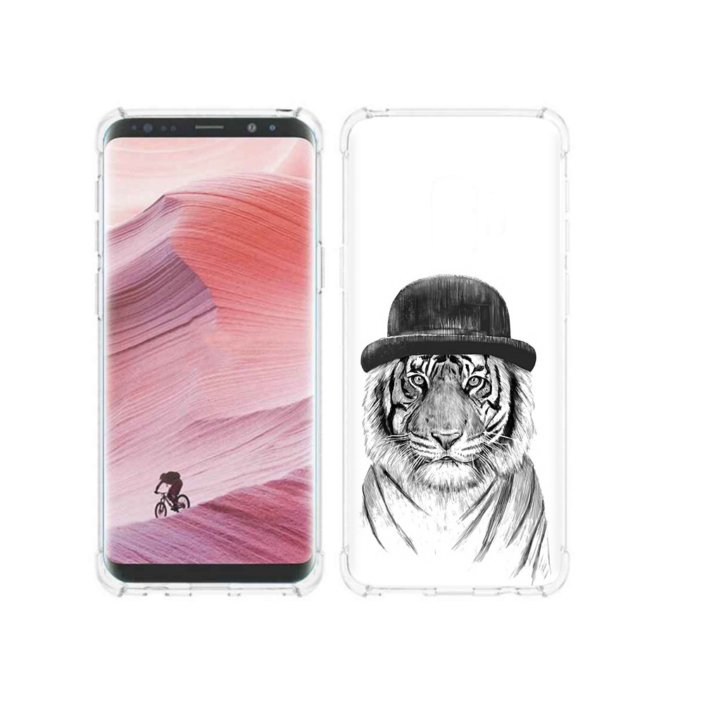 

Чехол MyPads Tocco для Samsung Galaxy S9 тигр британец (PT101623.567.641), Прозрачный, Tocco