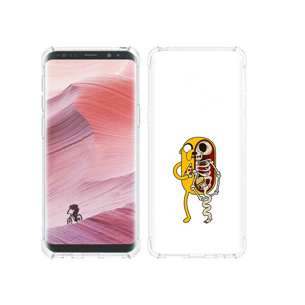 Чехол MyPads Tocco для Samsung Galaxy S9 Джейк скелет (PT101623.567.64)
