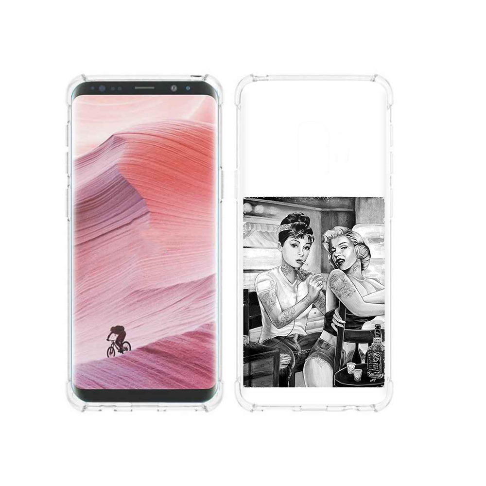 

Чехол MyPads Tocco для Samsung Galaxy S9 тату мастер (PT101623.567.637), Прозрачный, Tocco