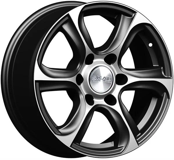 

Колесный диск 7,5x17/6x139,7 ET25 D106,2 Скала (КЛ104) Алмаз (пш), Черный