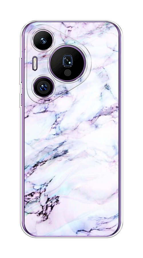 

Чехол на Huawei Pura 70 Pro/70 Pro Plus "Радужный мрамор", Серый;фиолетовый, 6124150-1