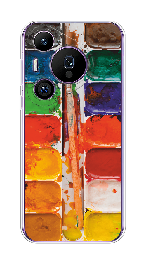 

Чехол на Huawei Pura 70 Pro/70 Pro Plus "Акварель", Красный;желтый;синий, 6124150-1