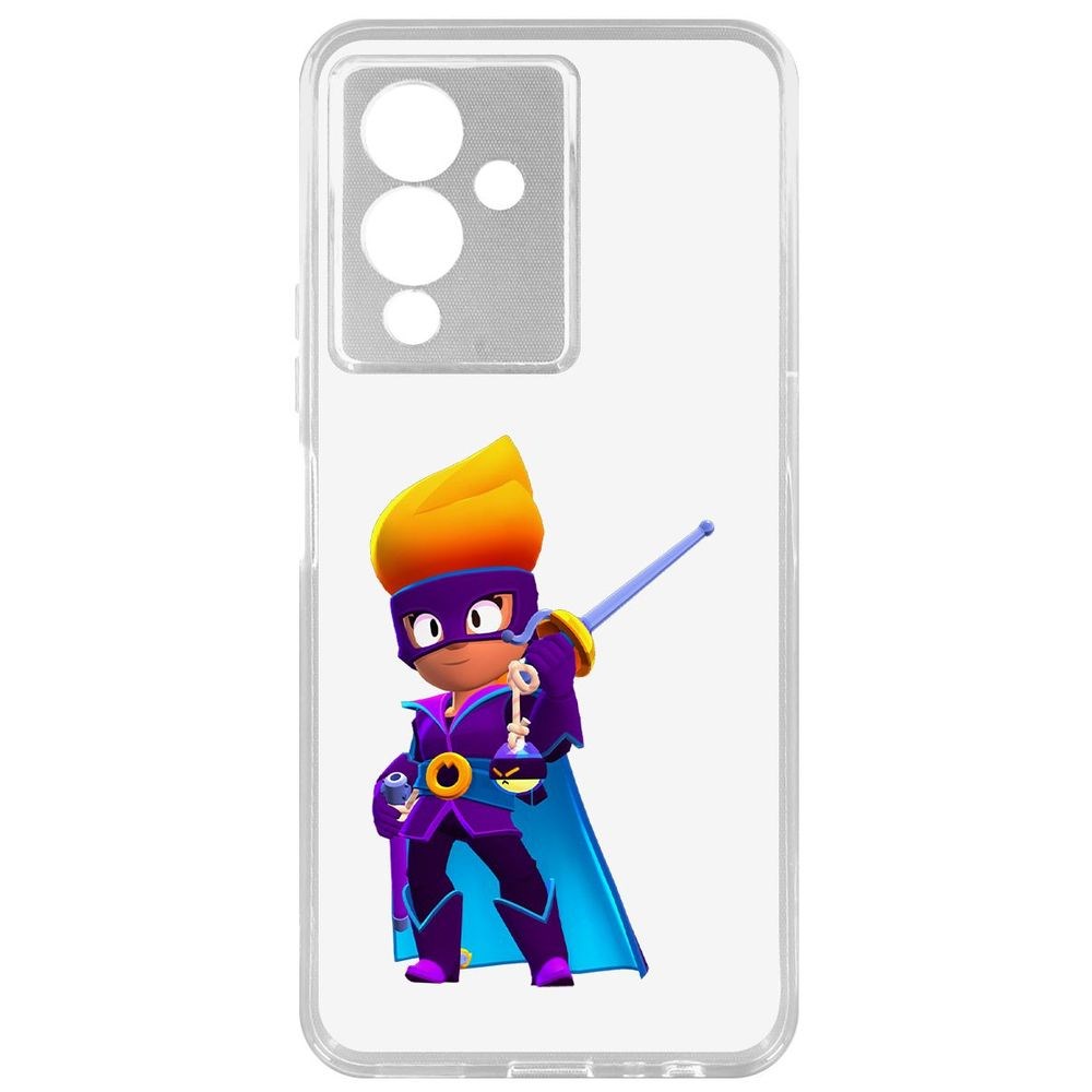 

Чехол-накладка Brawl Stars-Амбер де Ла Вега для Infinix Note 12 Pro 5G, Прозрачный