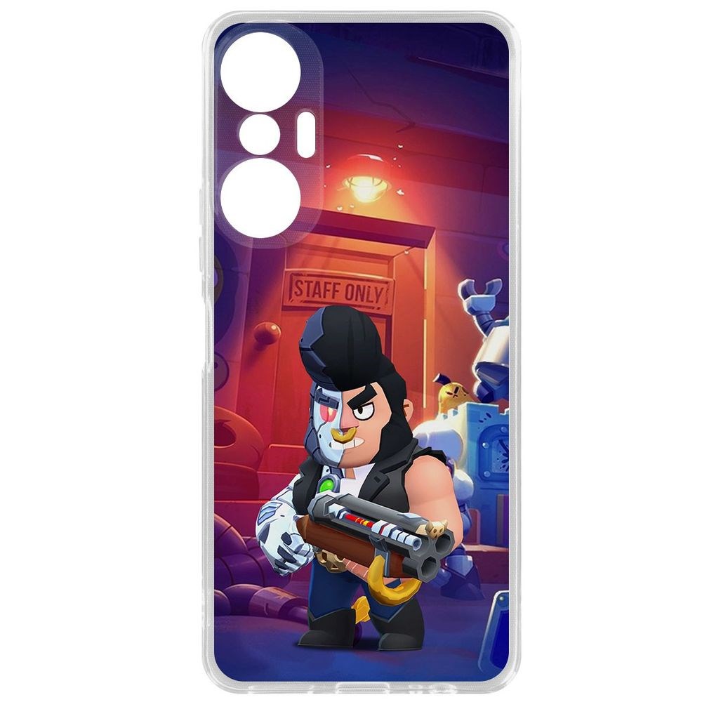 

Чехол-накладка Brawl Stars-Б-800 для Infinix Hot 20S, Прозрачный