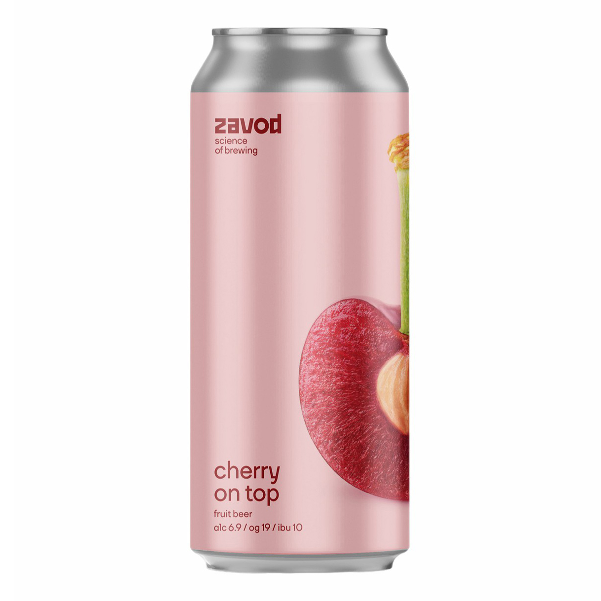 

Пиво Zavod Cherry on Top светлое нефильтрованное непастеризованное 6,9% 0,5 л