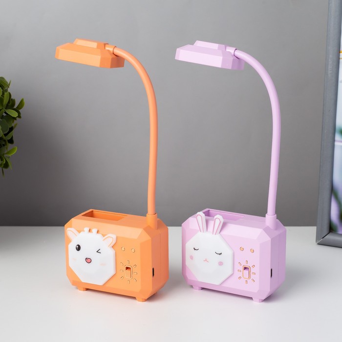 

Настольная лампа Зайчик LED USB АКБ МИКС 4,5х8,5х26 см