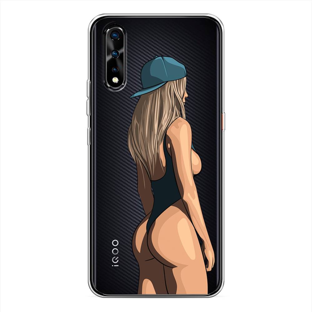 

Чехол на Vivo iQOO Neo "Девушка в черном купальнике", Зеленый;бежевый;черный, 261250-6