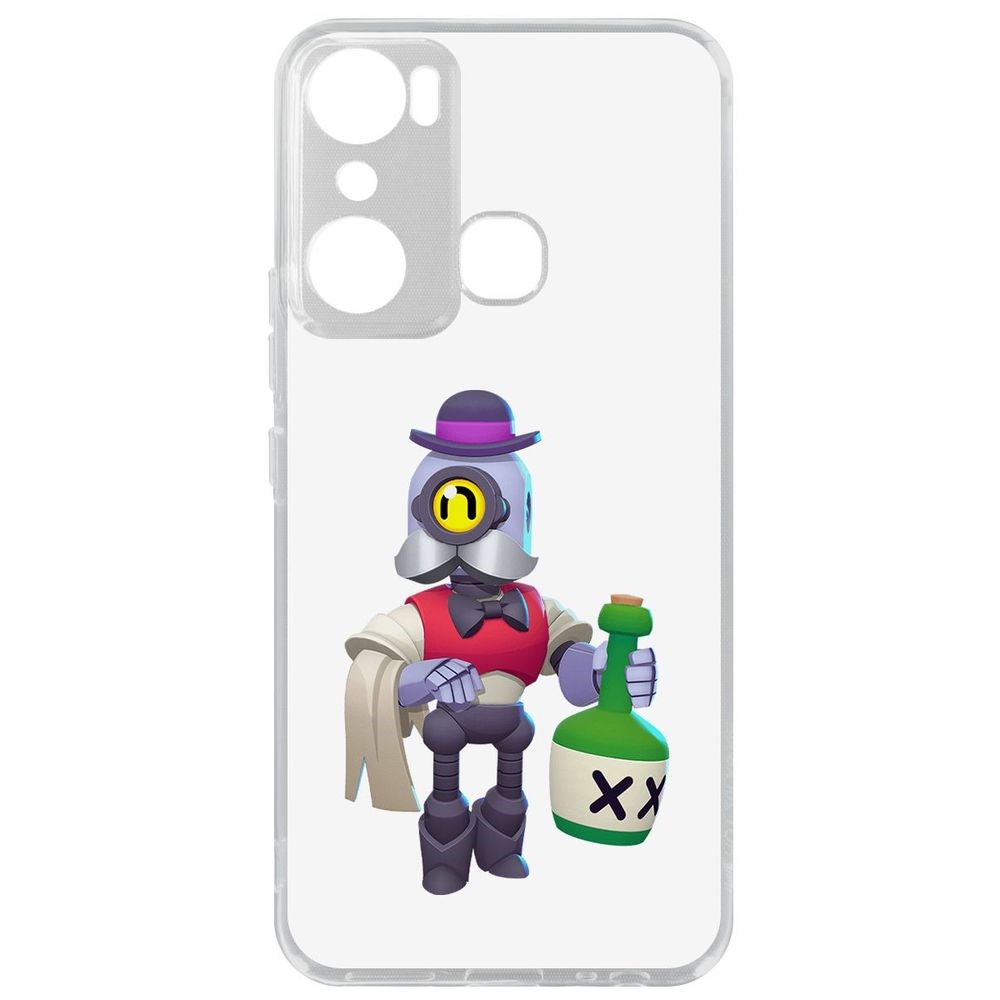 

Чехол-накладка Brawl Stars-Барли для Infinix Hot 20i