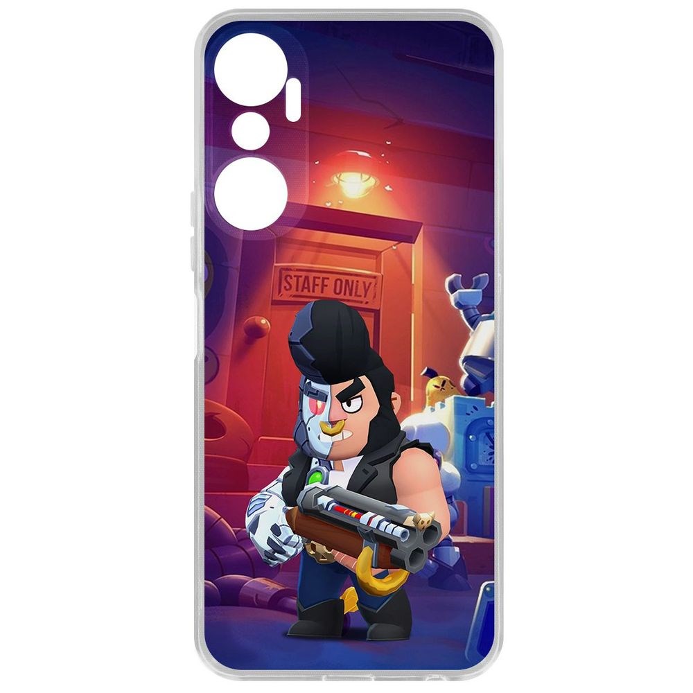 

Чехол-накладка Brawl Stars-Б-800 для Infinix Hot 20, Прозрачный