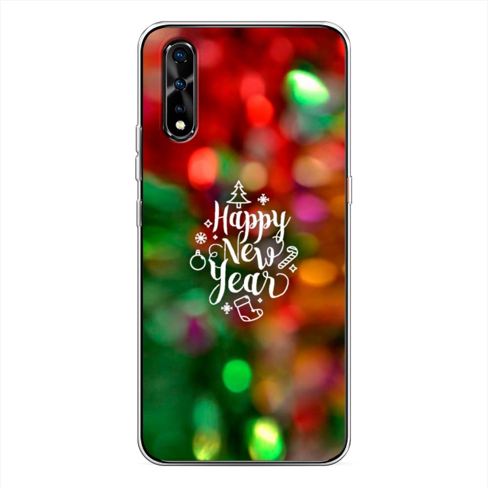 

Чехол на Vivo iQOO Neo "Новый Год на елке", Зеленый;красный;желтый, 261250-5