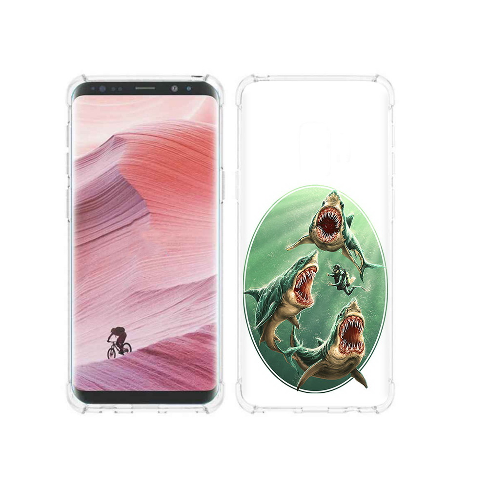 

Чехол MyPads Tocco для Samsung Galaxy S9 синяя бездна (PT101623.567.600), Прозрачный, Tocco
