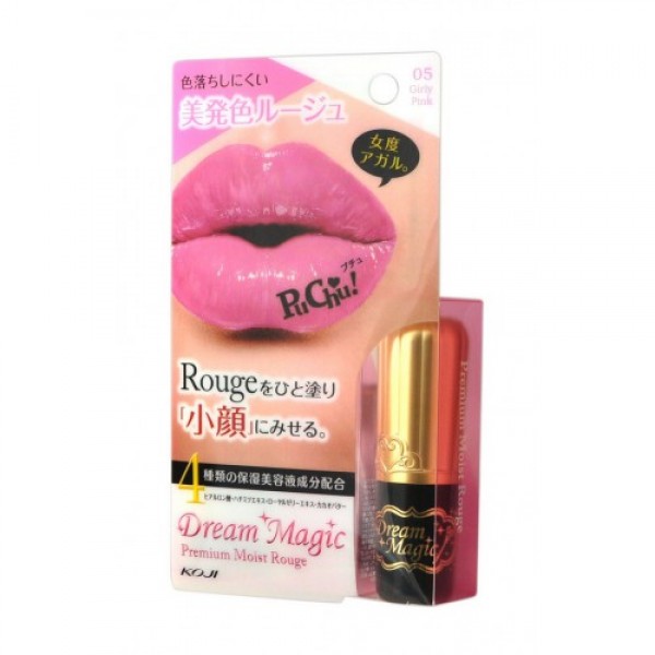 

Помада для губ Koji Honpo dream magic premium moist rouge 05 нежно-розовый
