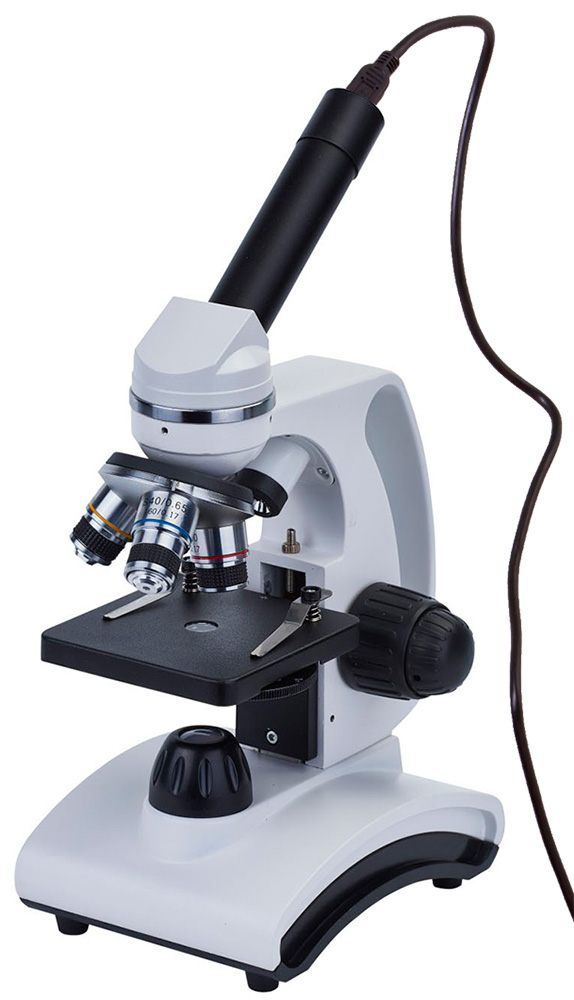 Микроскоп цифровой Levenhuk Discovery Femto Polar с книгой микроскоп цифровой levenhuk d95l lcd монокулярный