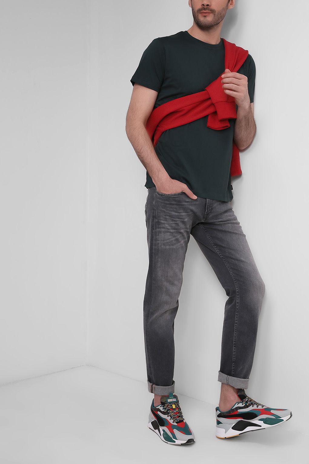 

Футболка мужская Esprit 990EE2K301 синяя XL, 990EE2K301