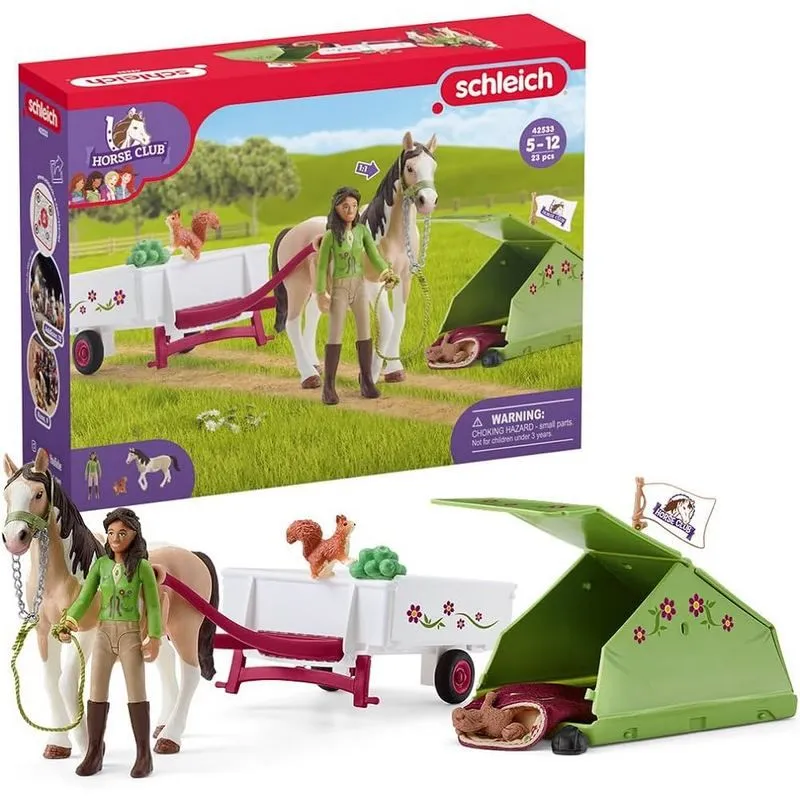 

Набор Schleich Horse Club 42533 Сара на кэмпинге, 42533