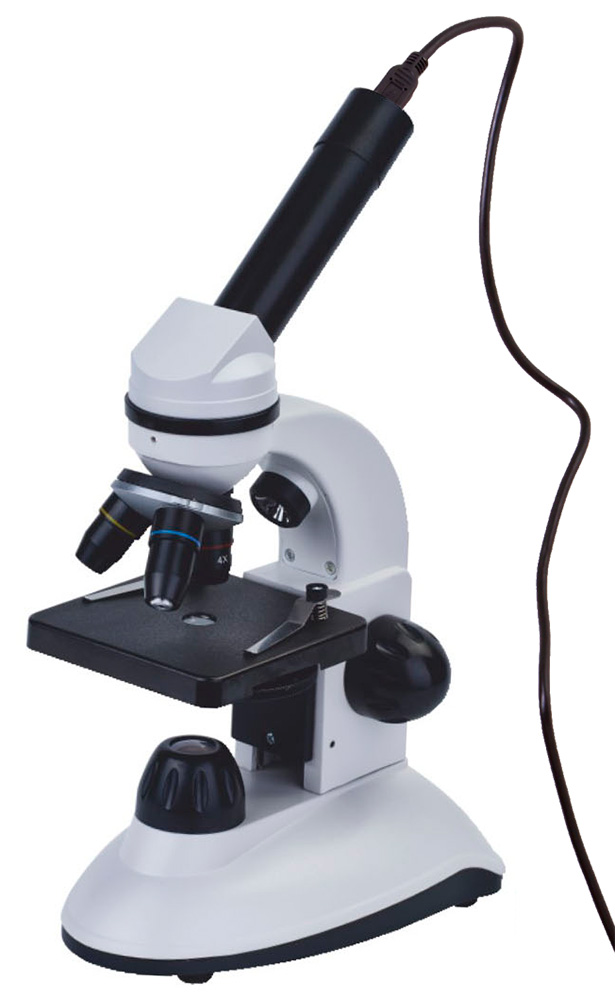 Микроскоп цифровой Levenhuk Discovery Nano Polar с книгой цифровой usb микроскоп digital microscope