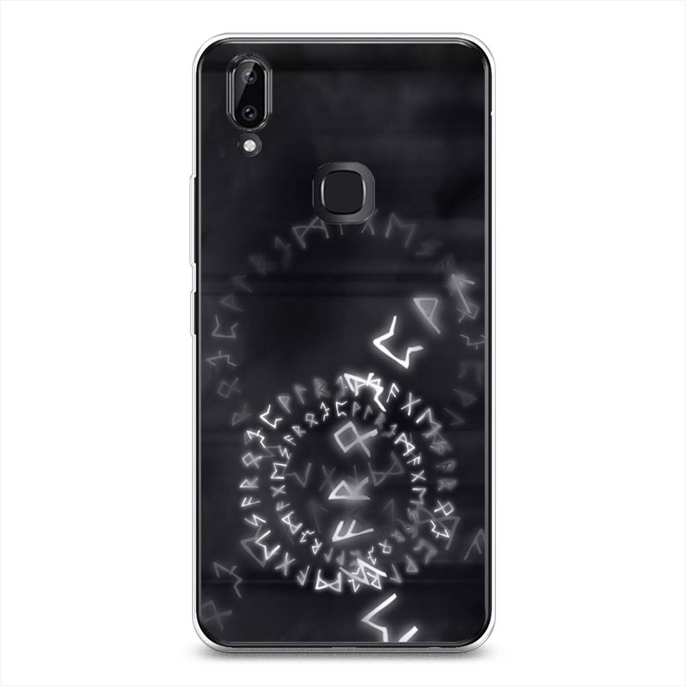 

Чехол на Vivo Y85 "Руны", Серый;черный, 260350-3