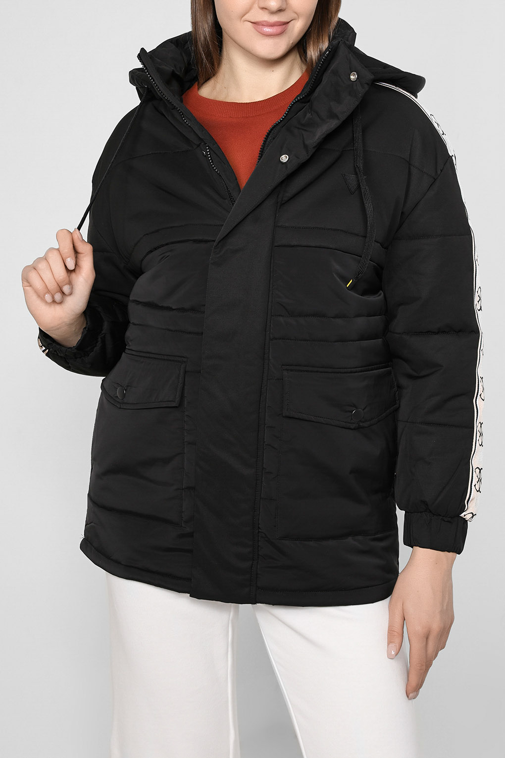 

Куртка женская Guess V2BL09 WF330 черная L, V2BL09 WF330