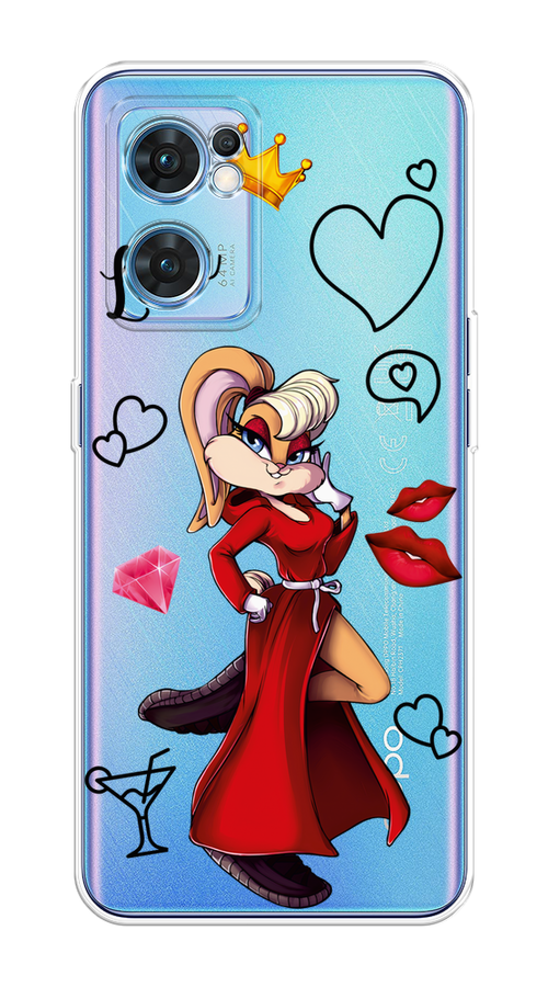 

Чехол на Oppo Find X5 Lite "Rich Lola Bunny", Красный;бежевый;оранжевый, 259850-6