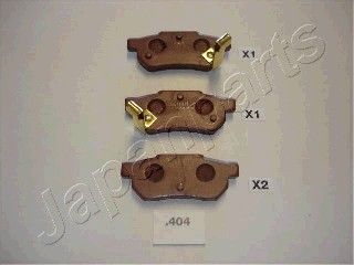 

JAPANPARTS Колодки зад.HONDA JAZZ 02= ,CIVIC 91-01 1шт