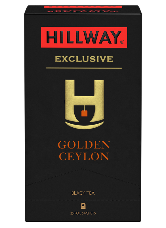 Чай черный байховый цейлонский HILLWAY Golden Ceylon, 2г х 25 сашетов