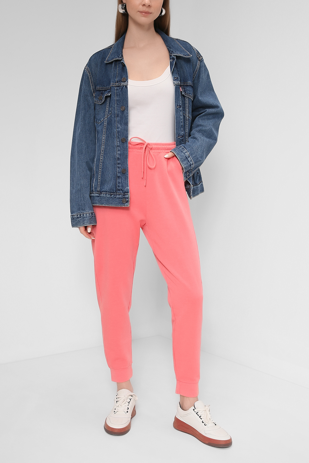 Спортивные брюки женские Esprit 012EE1B315 оранжевые XS