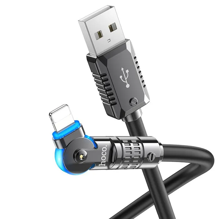 

Кабель Lightning-USB Hoco U118 1.2 м черный, U118