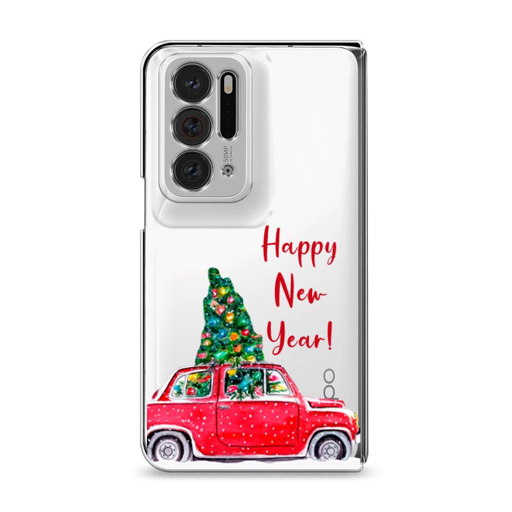 

Чехол на Oppo Find N "Happy New Year", Красный;зеленый, 259650-5