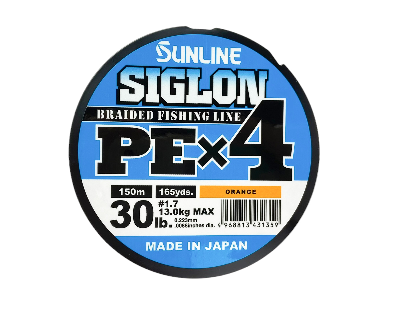 

Шнур Sunline Siglon PEх4 orange 150м 1,7 30lb, Оранжевый, Siglon PEх4