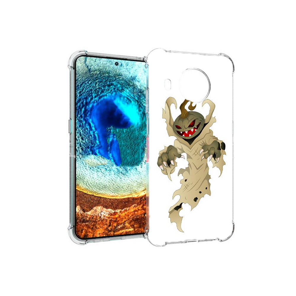 

Чехол MyPads Tocco для Nokia X20 призрак хэллоуина (PT159436.101.555), Прозрачный, Tocco