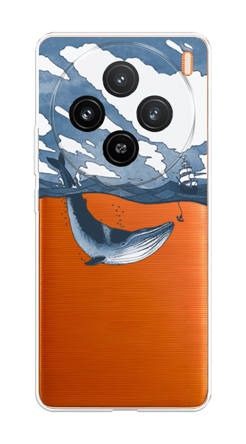 

Чехол на Vivo X100 "Большой кит", Синий, 2611750-1