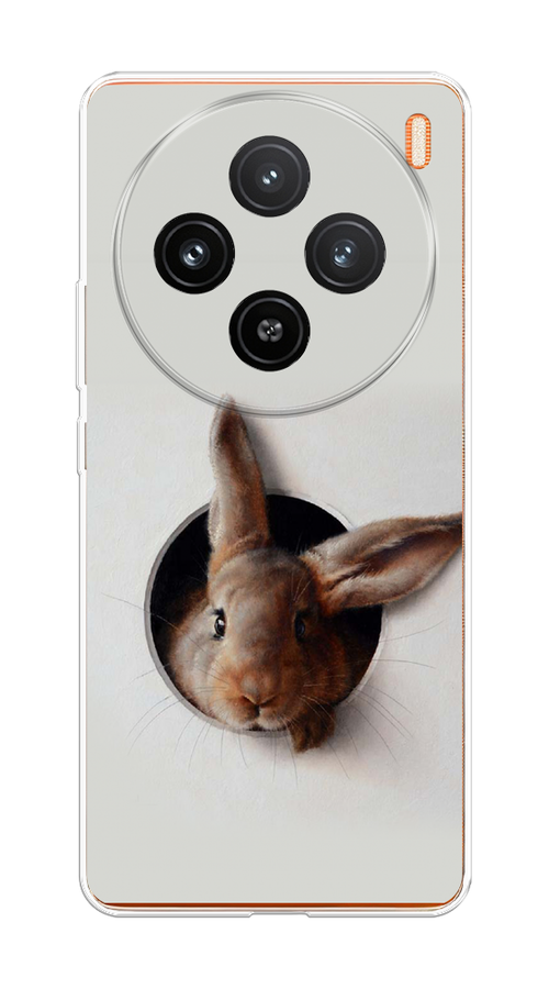 

Чехол на Vivo X100 "Любопытный кролик", Серый;коричневый, 2611750-1