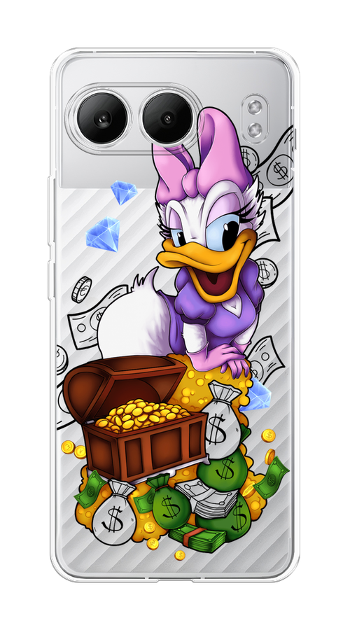 

Чехол на OnePlus Nord 4 5G "Rich Daisy Duck", Коричневый;белый;фиолетовый, 155250-1