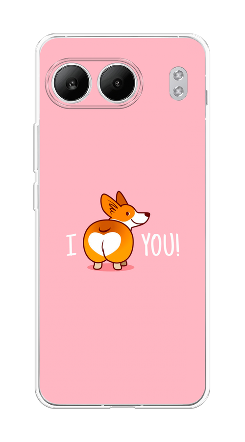 

Чехол на OnePlus Nord 4 5G "Корги I love you", Розовый;коричневый;белый, 155250-1