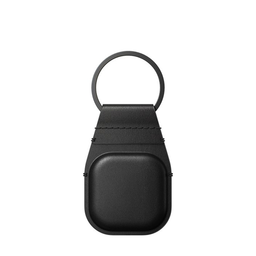 фото Брелок nomad leather keychain для трекера airtag. цвет: черный.