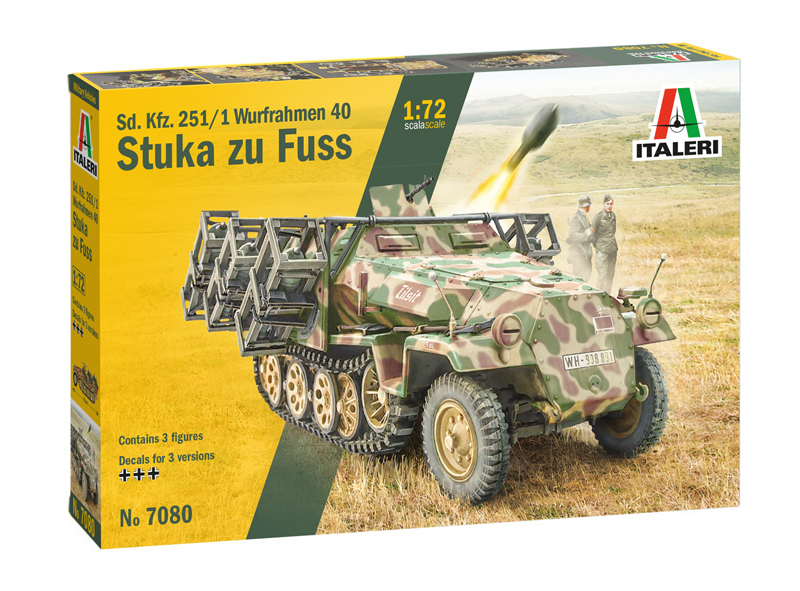 

Сборная модель Italeri 1/72 Бронетранспортер Sd. Kfz. 251/1 Wurfrahmen Stuka zu Fuss 7080