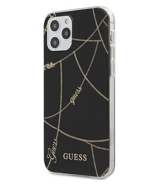 фото Чехол cg mobile guess chain design iphone 12 pro max черный