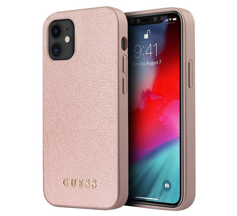 фото Чехол cg mobile guess iridescent iphone 12 mini розовый