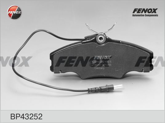 

Тормозные колодки FENOX передние для Peugeot 406 1.6/1.8/1.9TD 16V 95-04 BP43252