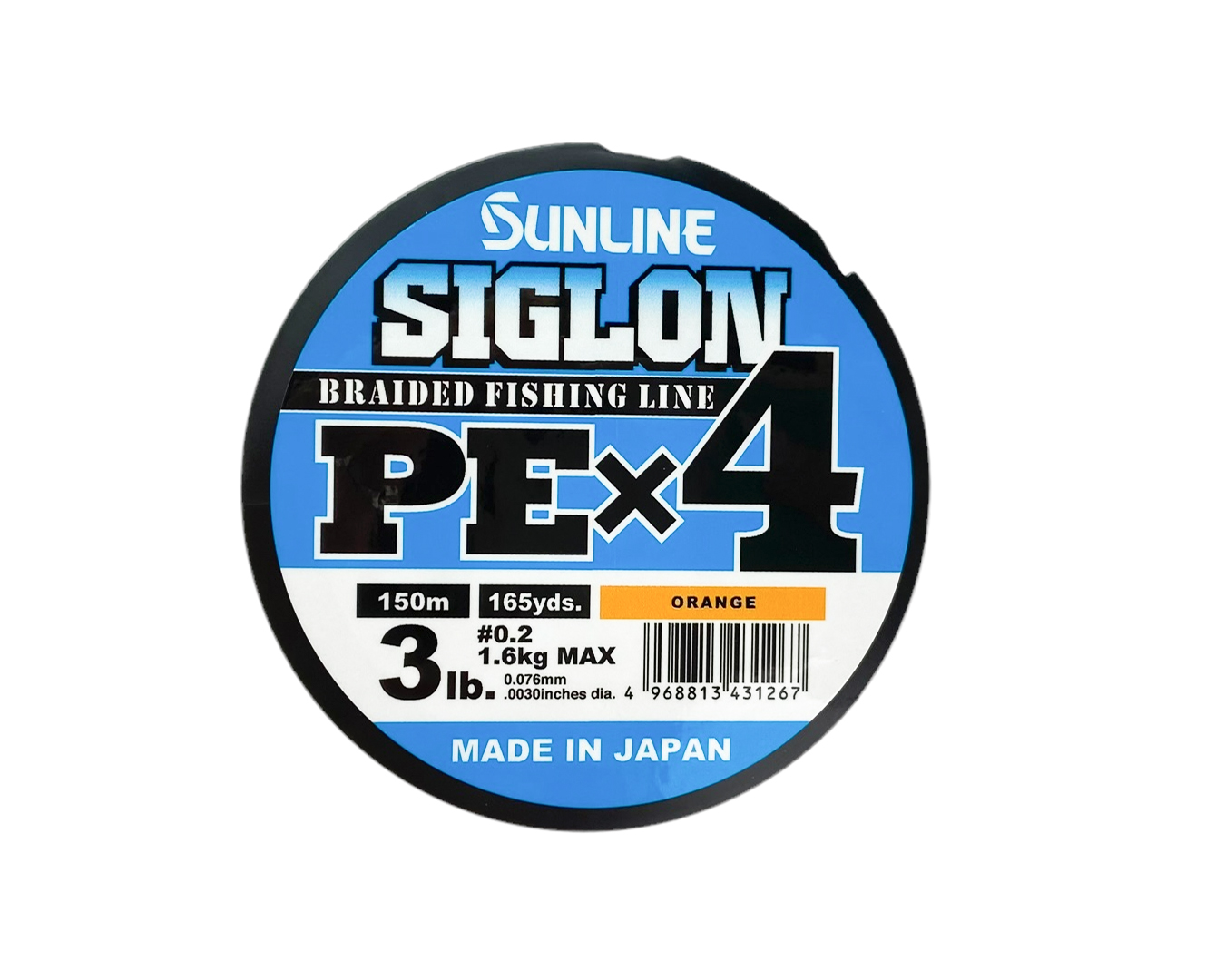 

Шнур Sunline Siglon PEх4 orange 150м 0,2 3lb, Оранжевый, Siglon PEх4